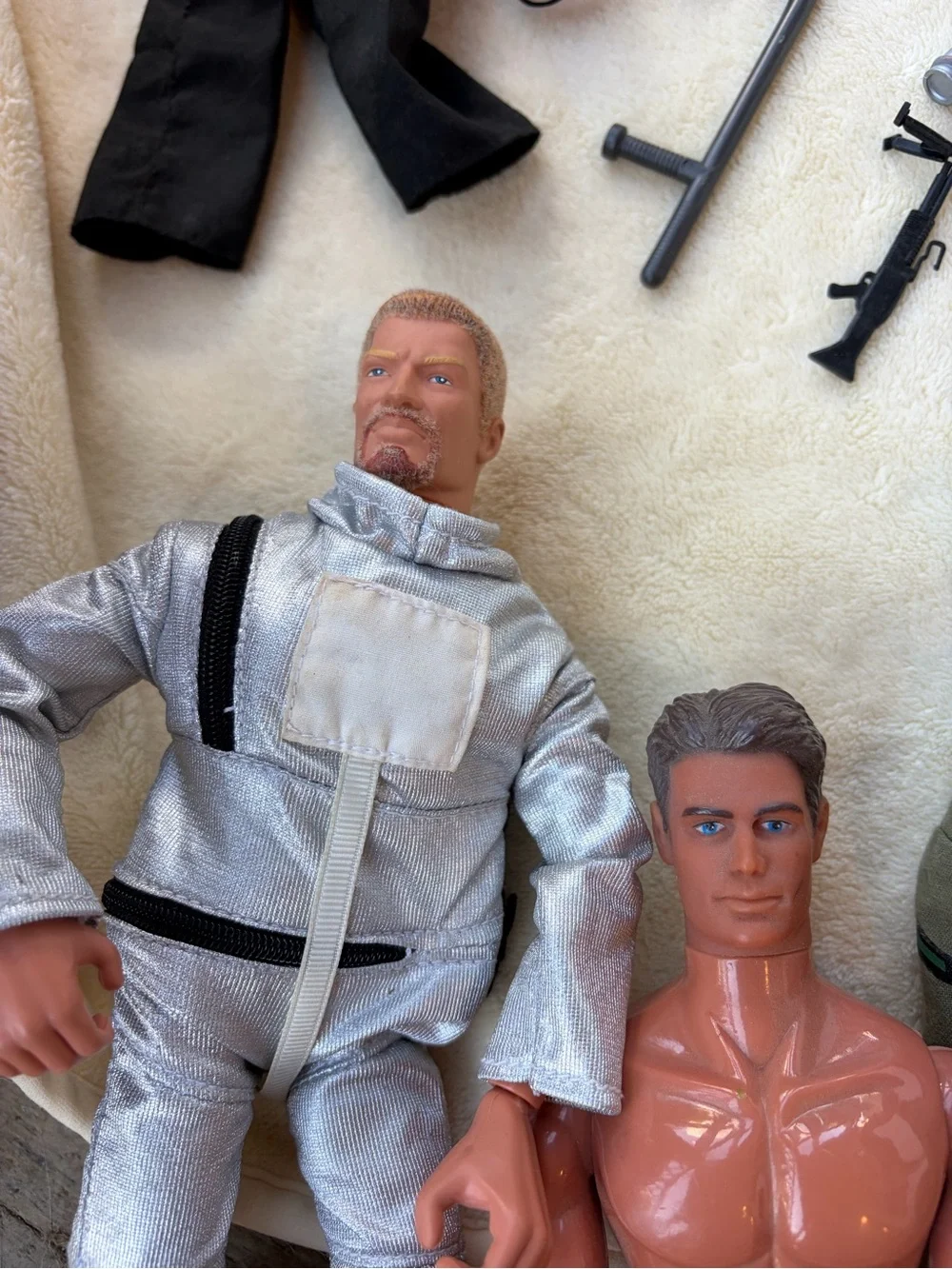 Vintage GI Joe/Placo 6-Figures & Military 75+ Accessories Lot -